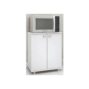 Balcão Para Cozinha Com Rodízios Bl3300 Branco