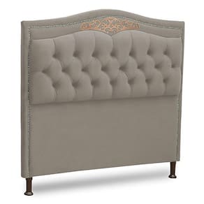 Cabeceira Estofada Box Casal Queen Size Belize 160cm Marfim
