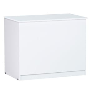 Baú Multiuso Amanda Big Retangular 95X56Cm Branco