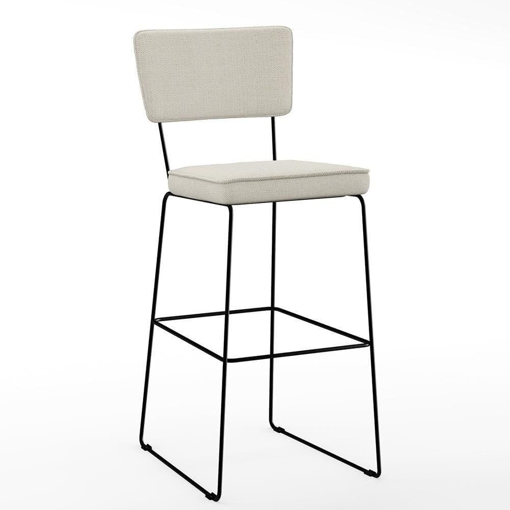 Banqueta Alta Para Cozinha Allana L02 Champagne