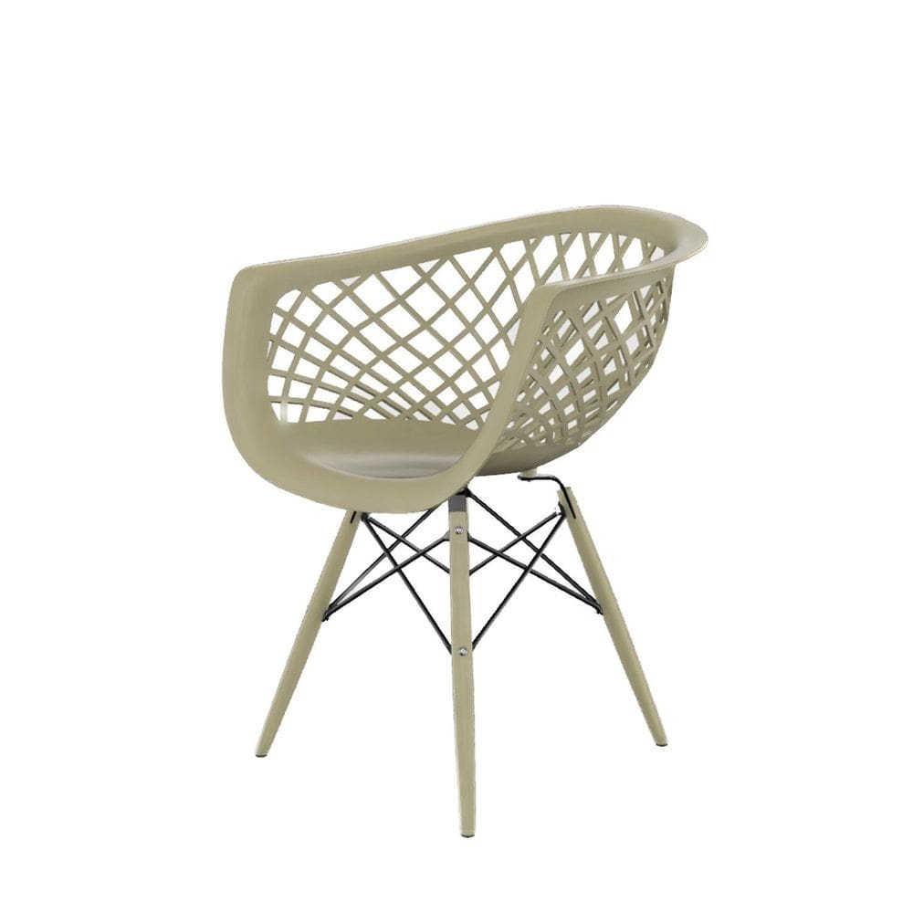 Cadeira para Sala de Jantar Web Dsw Inj Cinza