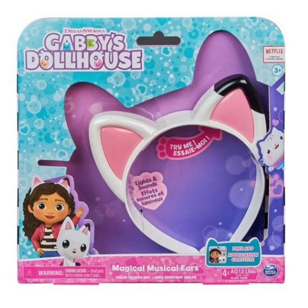 Gabby`s dollhouse - orelhas musicais mágicas - sunny 3064