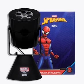 Luminária projetor homem aranha - zona criativa