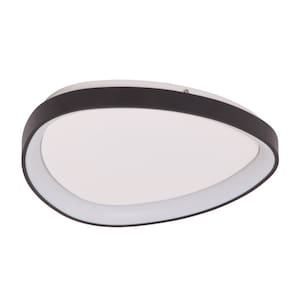 Plafon Bio d42cm a5,8cm 1xled Integrado 36w 3000k 2340lm Ip20 Preto