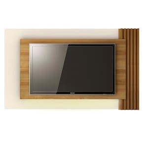 Painel C/Led Para Tv 65" Natural Off White Off White