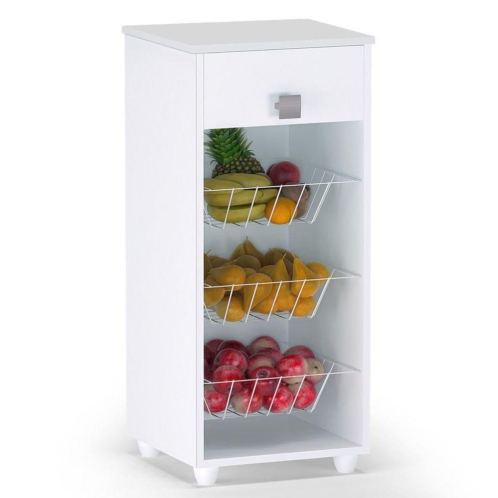 Balcão Fruteira Multiuso E 01 Gaveta Branco
