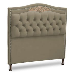 Cabeceira Estofada Box Casal Queen Size 160cm Corino Areia