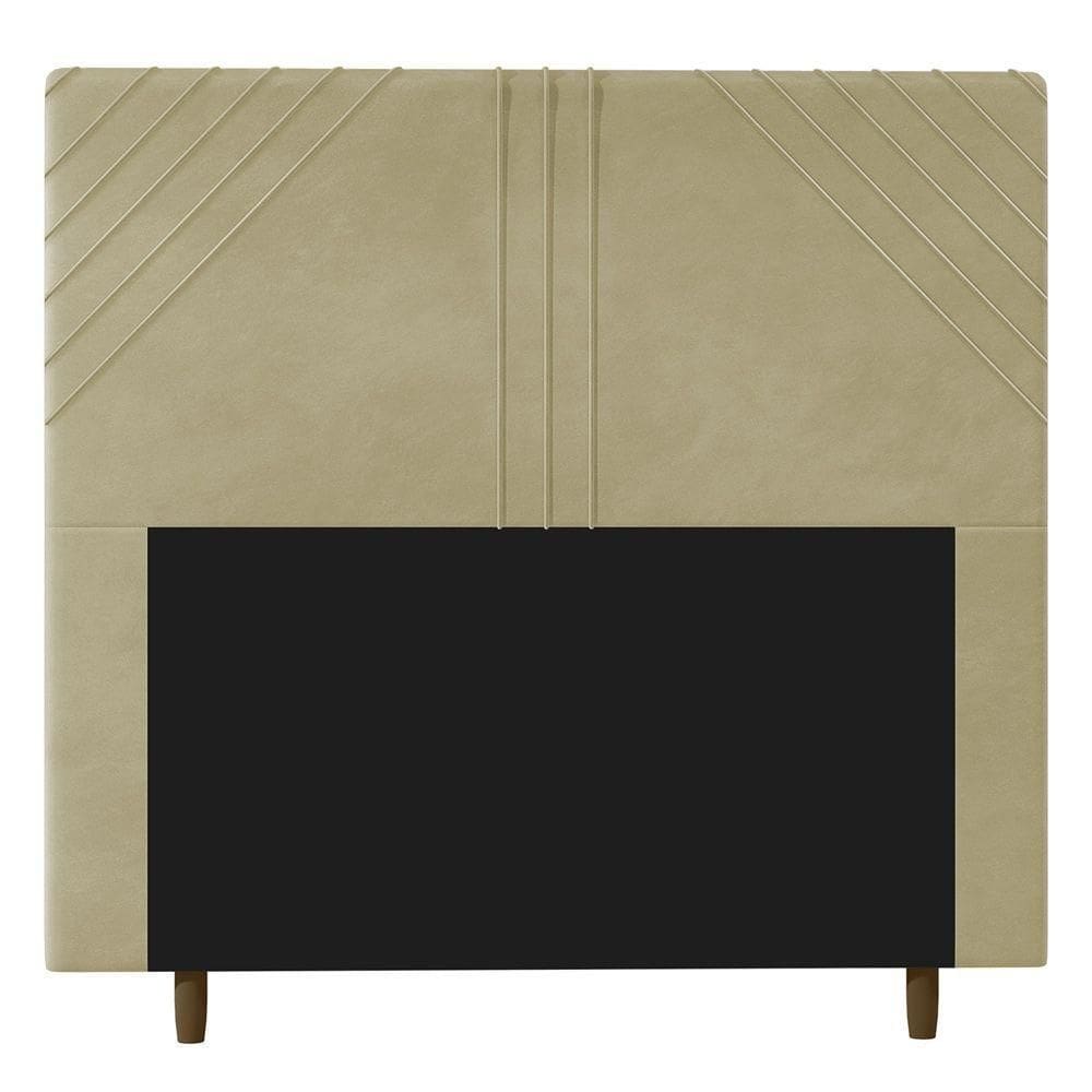 Cabeceira Cama Box Casal King Size Lisboa 195cm Corano Bege