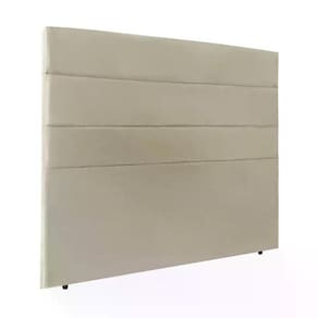 Cabeceira Casal 140Cm Bia Suede Marfim Id Suede Marfim