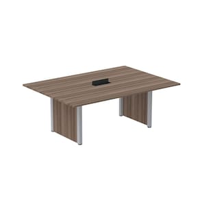 Mesa de Reunião 2000x1400 Mrcpb2014pp Walnut/Cinza