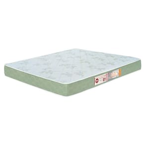 Colchão Casal King Sleep Max Espuma D33 193X203X18Cm Branco/Verde - Castor