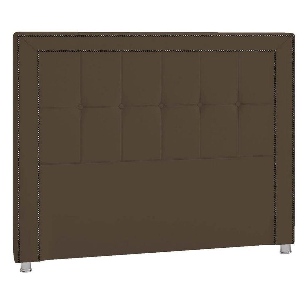 Cabeceira Solteiro Catania P04 90 Cm Suede Marrom