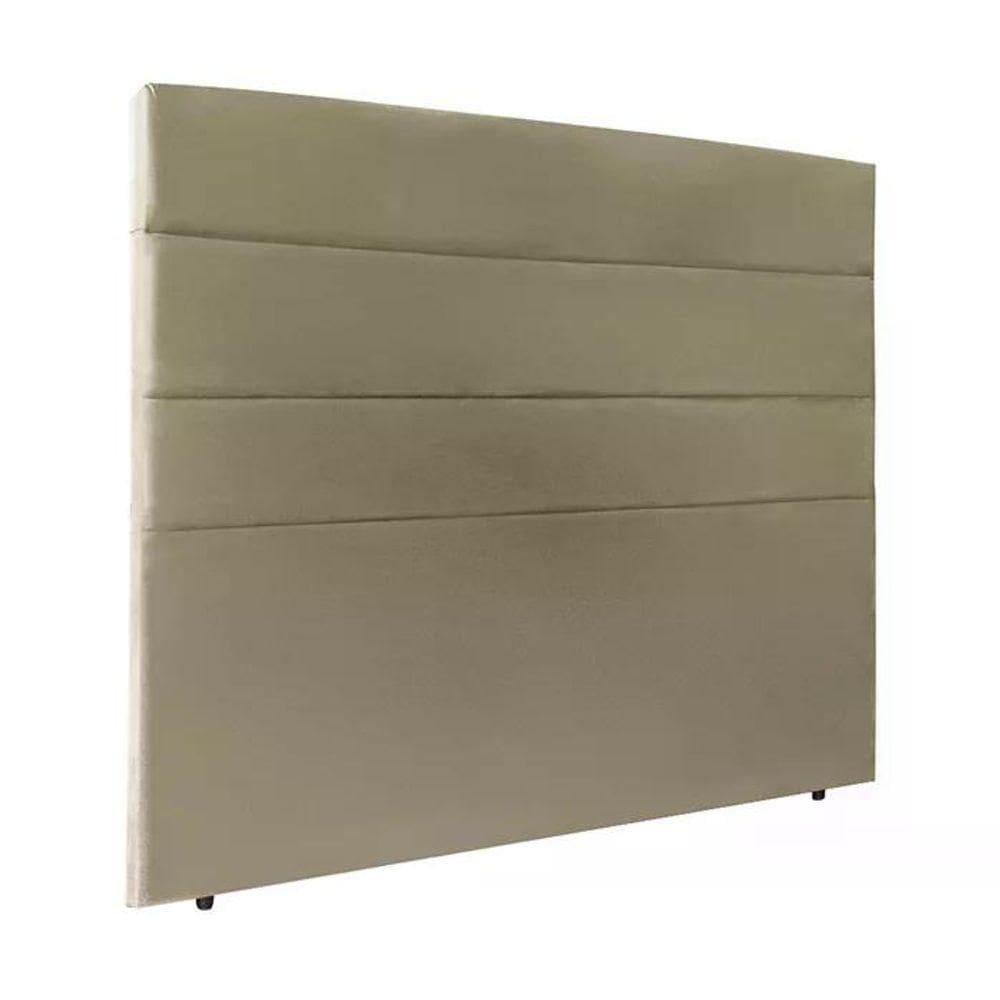 Cabeceira Casal 140Cm Bia Suede Taupe Id Suede Taupe