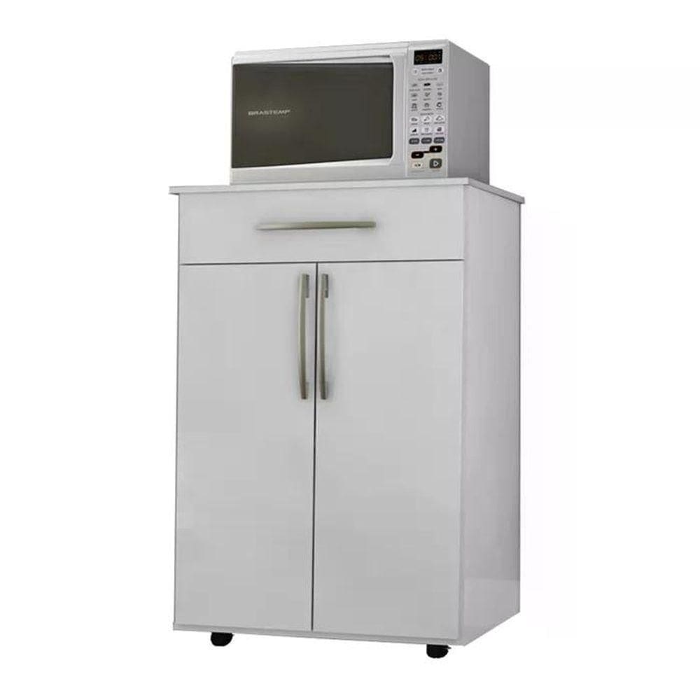 Balcao Cozinha Multiuso 2 Portasna Branco Flex Branco Flex