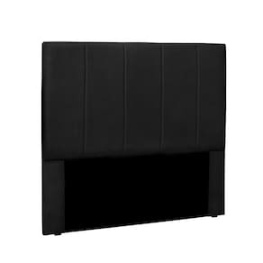 Cabeceira Arizona Cama Box King 195 Cm Corino Preto