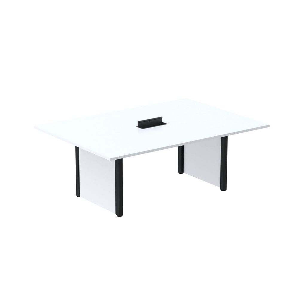 Mesa de Reunião 2000x1200 Mrcpb2012pp Branco/Preto