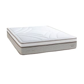 Colchão Casal Molas Ensacadas Rouge 138x188x32cm Herval Branco / Bege