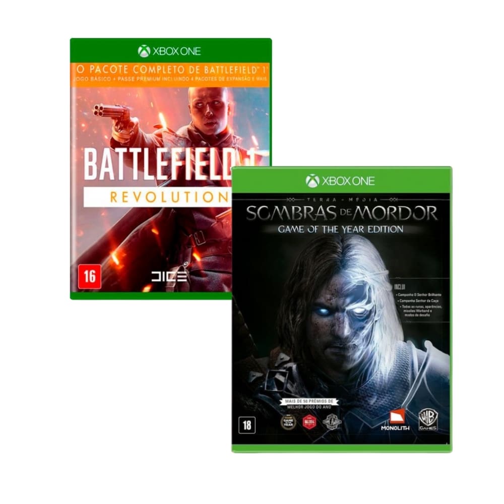 Kit Battlefield Revolution + Sombras de Mordor  - Xbox One