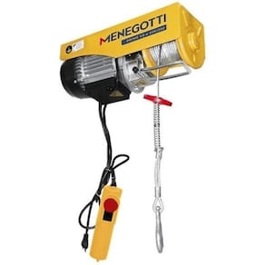 Guincho talha de coluna menegotti 300kg prime motor 12m 110v