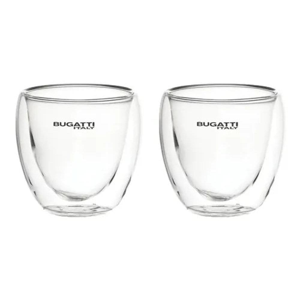 Conjunto 2 xícaras de café com parede dupla 80ml bugatti
