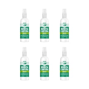 Bendita cânfora líquida spray 100 ml kit com 6