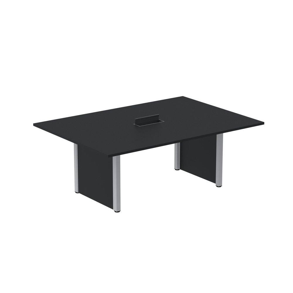 Mesa de Reunião 2000x1200 Mrcpb2012pp Preto/Cinza