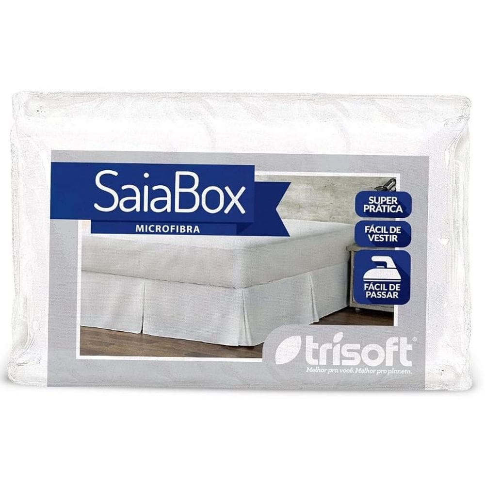 Saia para Cama Box King 1,93m x 2,03m x 35cm - Trisoft