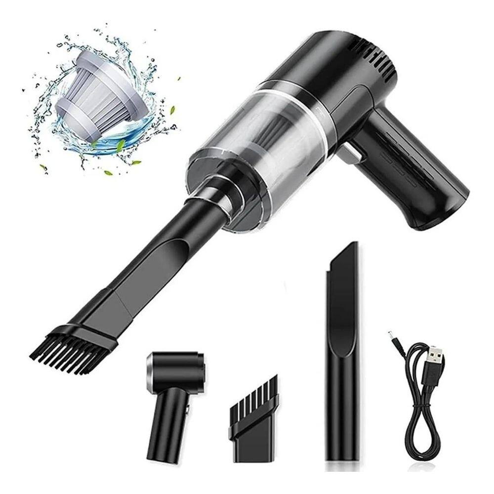 Mini aspirador de pó portátil potente recarregável usb s/fio