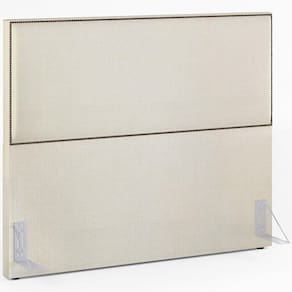 Cabeceira Cama Box Casal Tachas 160cm Vicenza L02 Champagne