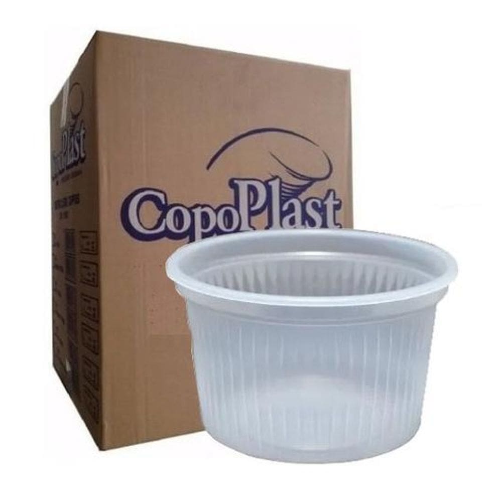Copo plastico transparente 100ml copozan c/4000 2cx