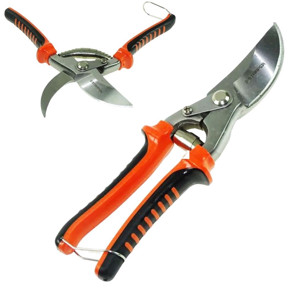 Tesoura para Poda Jardinagem Profissional Afiada Leve 8,5 Polegadas - Starfer