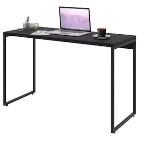 Mesa De Escritório Escrivaninha 120Cm Dynamica Industrial C08 Preto Ônix