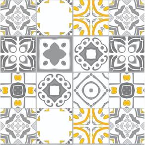 Papel de parede cozinha 3m lavavel autoadesivo azulejo