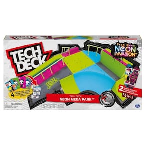 Mega rampa skate de dedo x-connect neon - tech deck 2896