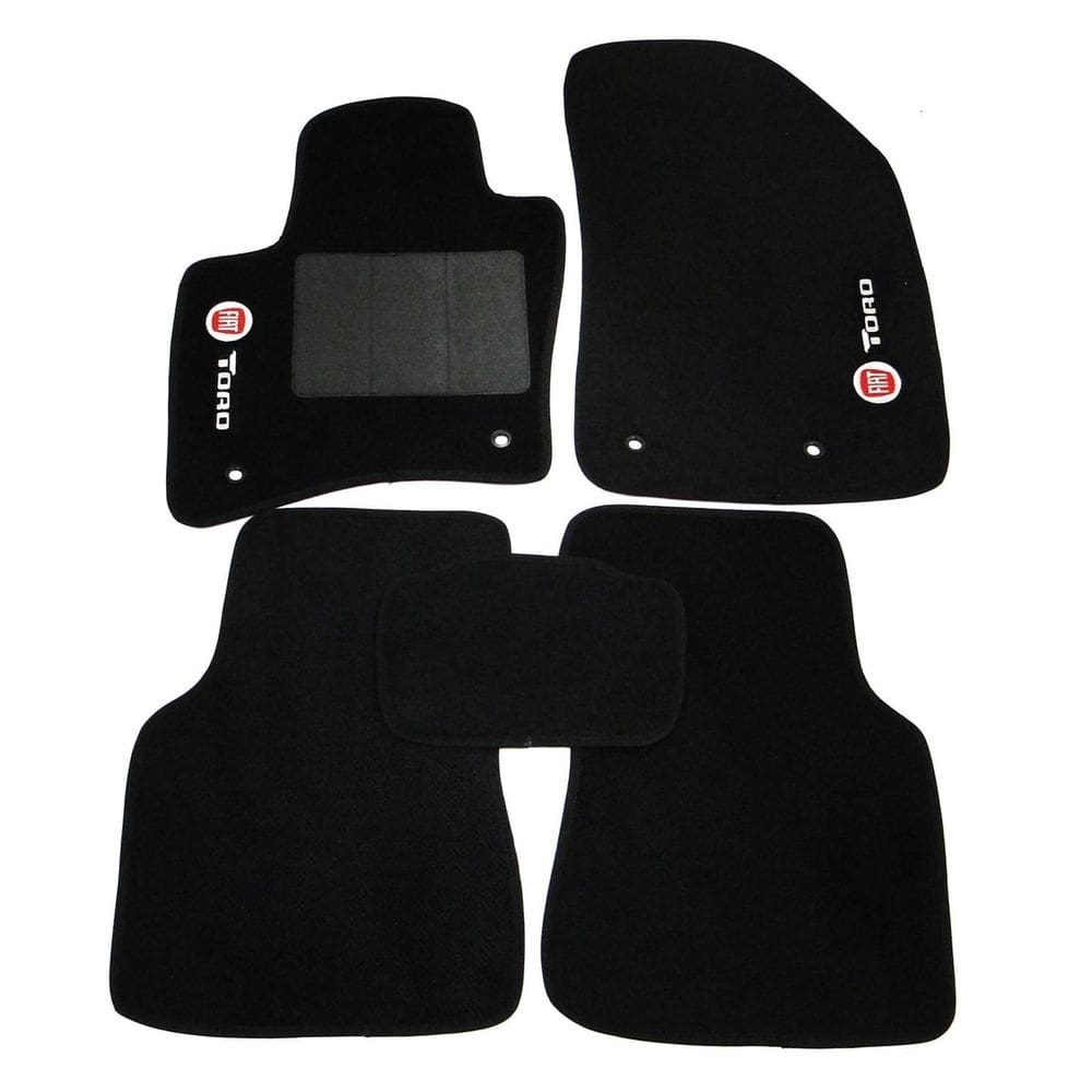 Jogo tapete carpete luxo 10mm fiat toro