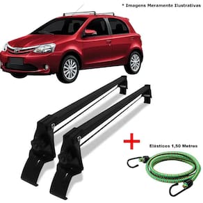 Rack teto toyota etios hatch 13 ate 2019 e 1 elastico corda