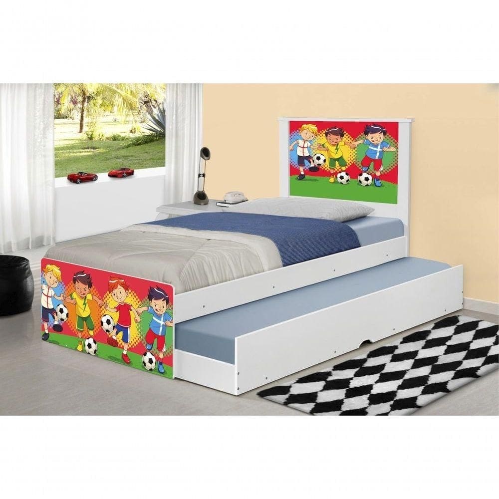 Bicama Futebol Meninos Com Colchões