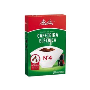 Coador de café de papel filtro melitta n4