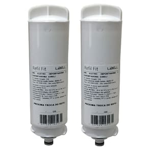 Kit 2 filtros refil libell purificador de água acqua fit