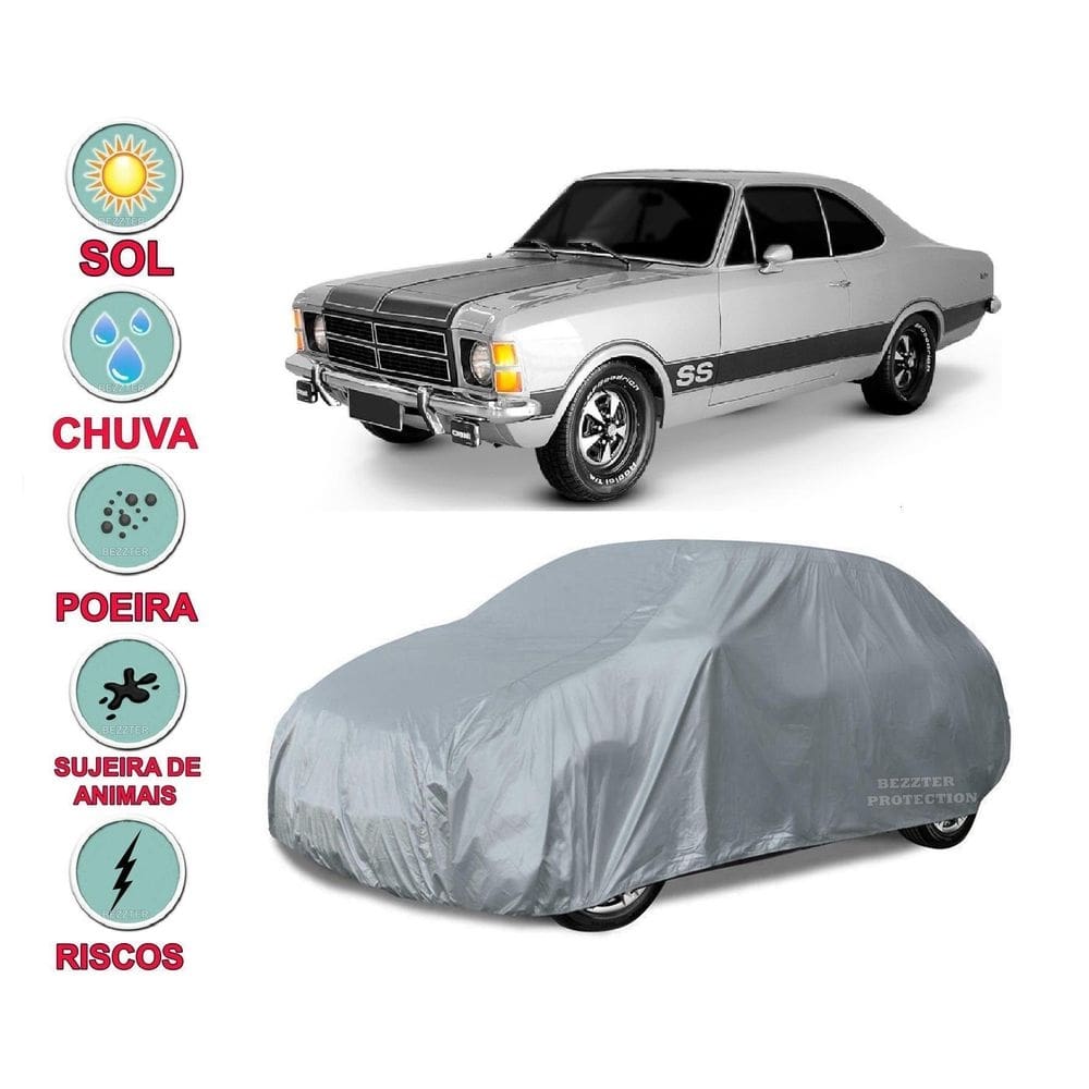 Capa cobrir carro opala impermeável proteção bezzter