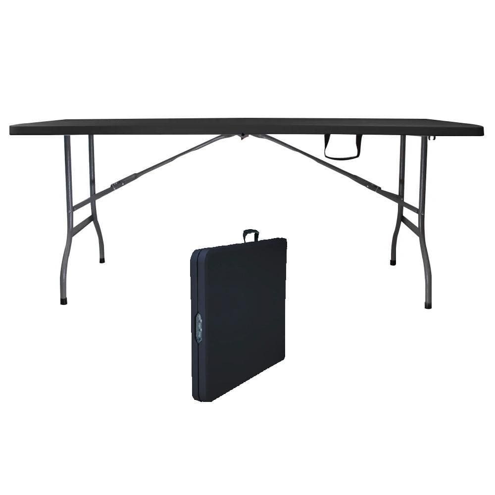 Mesa dobrável portátil robust 1,20m maleta camping nautika