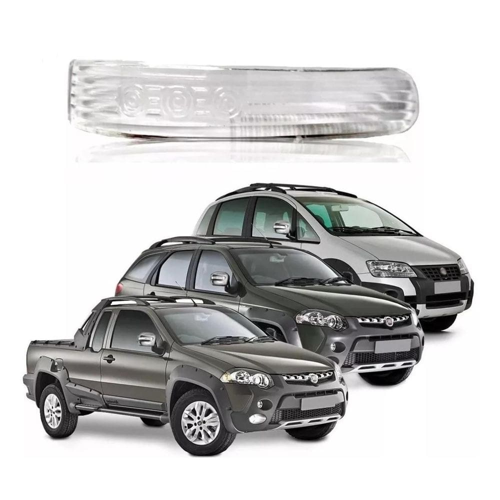 Par lente pisca seta retrovisor fiat strada adventure 2013