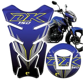 Protetor De Tanque E Bocal Adesivo Moto Haojue Dk 150 Azul Cor Azul
