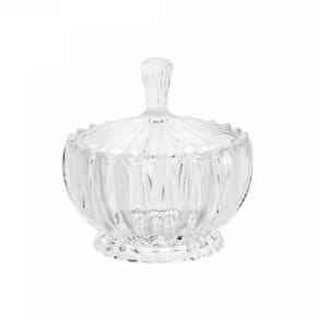 Potiche Decorativo Geneva Cristal Chumbo17x18cm 25530 Wolff
