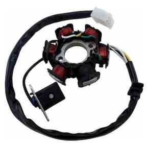 Estator shineray bikelete 50 11/12 5 fios/pinos 6 bobinas