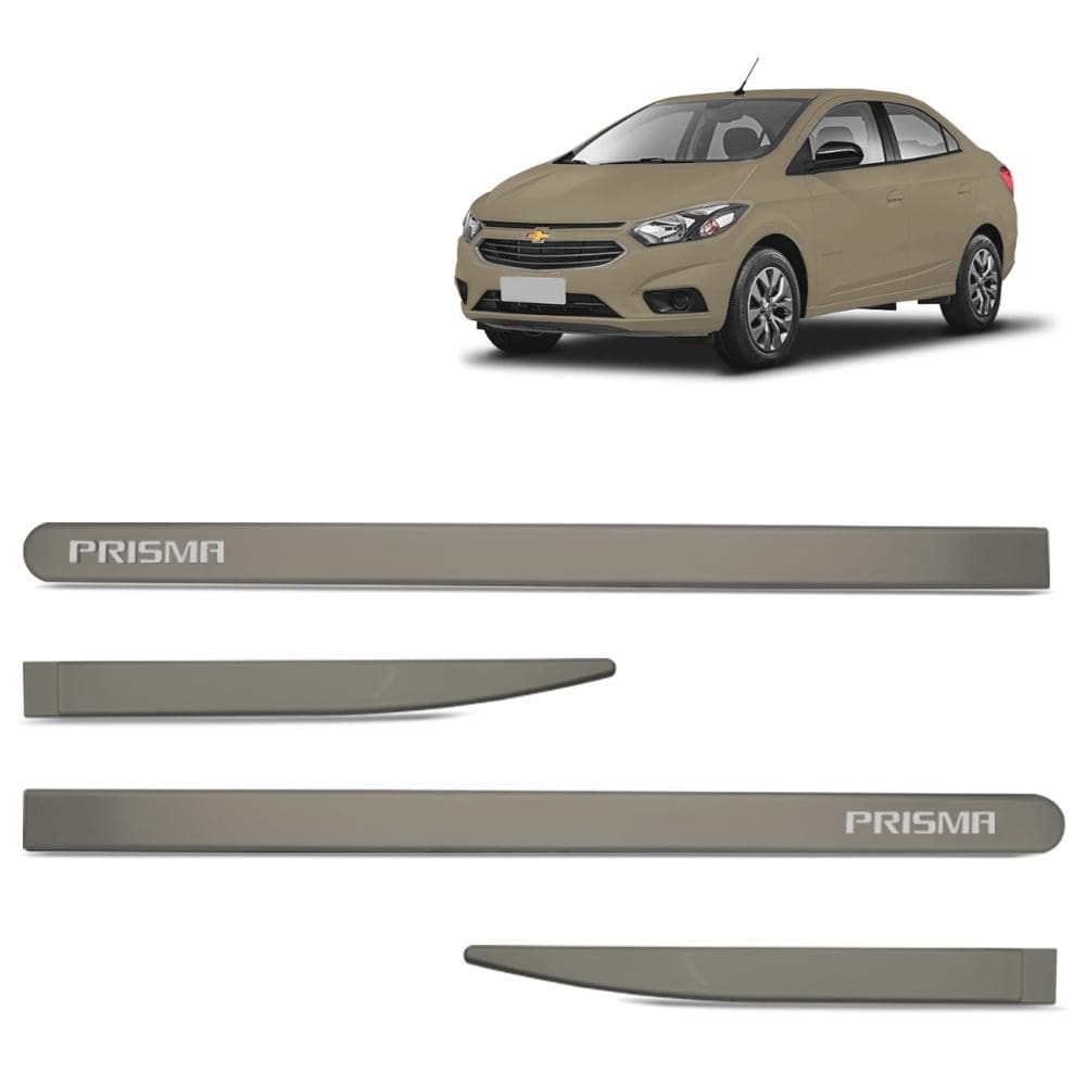 Jogo Friso Lateral Prisma 2013 a 2019 Pepper Dust