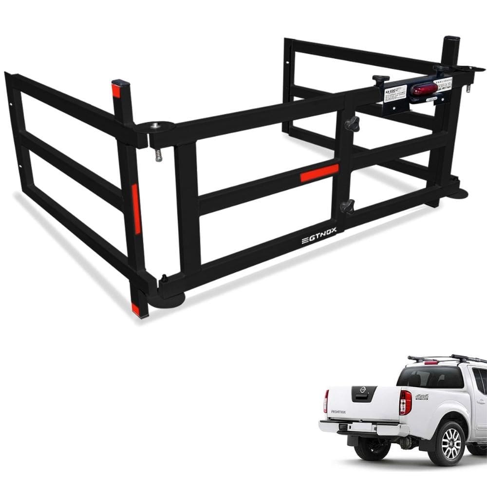 Extensor de Caçamba Frontier 2008 a 2016 Dobravel EDD Preto Gtnox