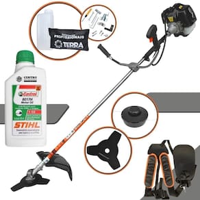 Roçadeira Com óleo Stihl Grh430 Terra 43cc 1,7hp á Gasolina