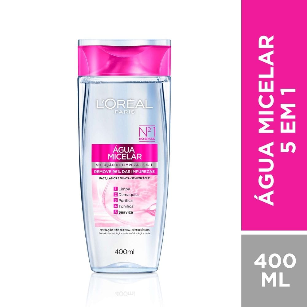 Agua Micelar Loreal 5 Em 1 400ml