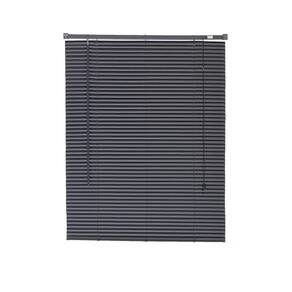 Persiana horizontal pvc preta 140 l x 160 a cortina completa